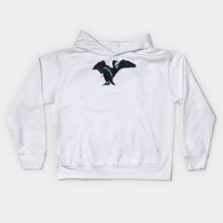 Double-crested Cormorants Kids Hoodie